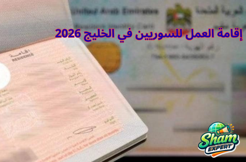 إقامة العمل للسوريين في الخليج 2026