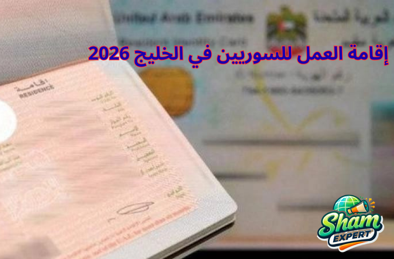 إقامة العمل للسوريين في الخليج 2026