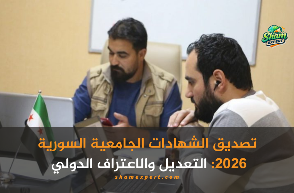 تصديق الشهادات الجامعية السورية 2026