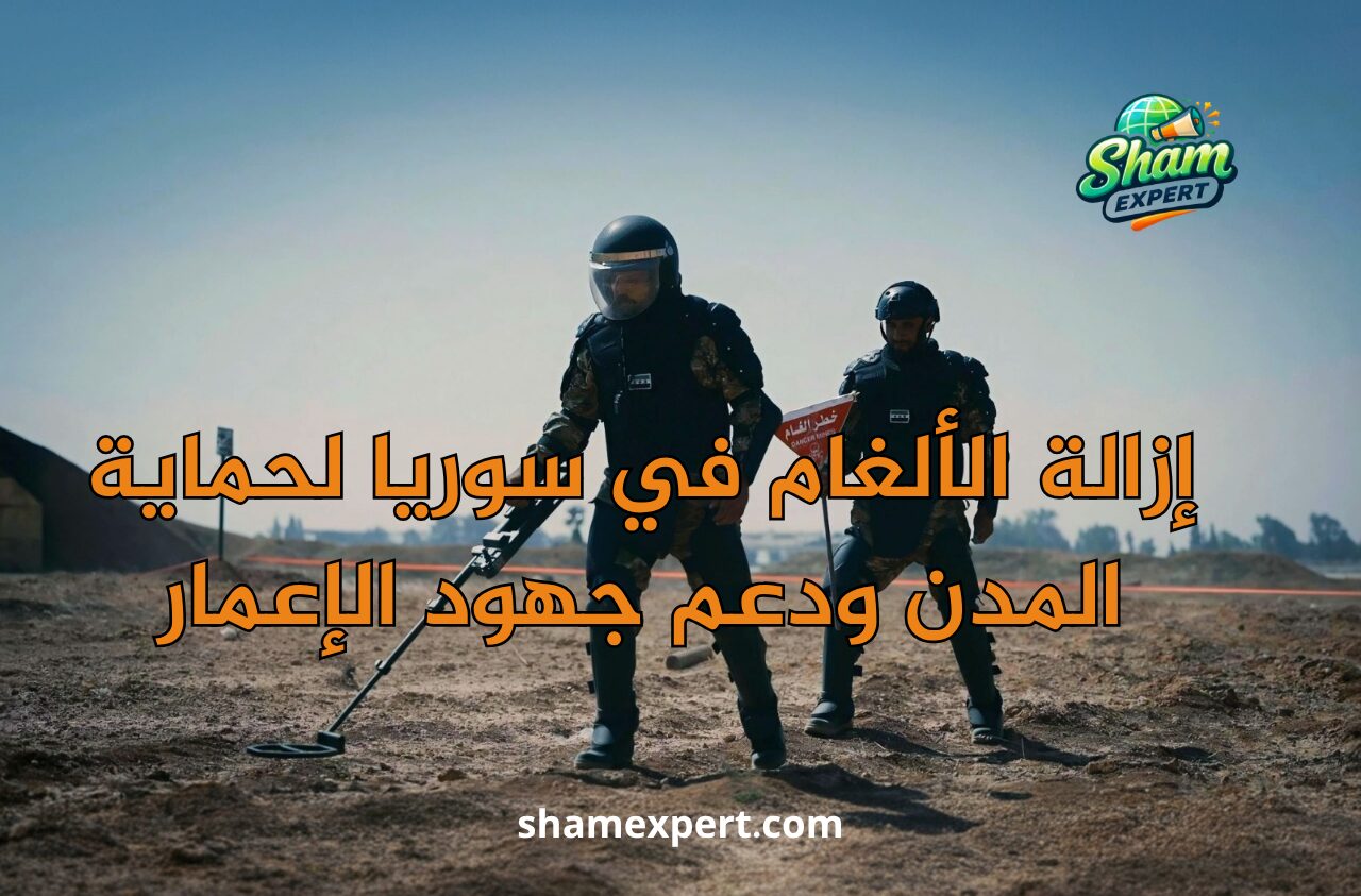 إزالة الألغام في سوريا لحماية المدن ودعم جهود الإعمار