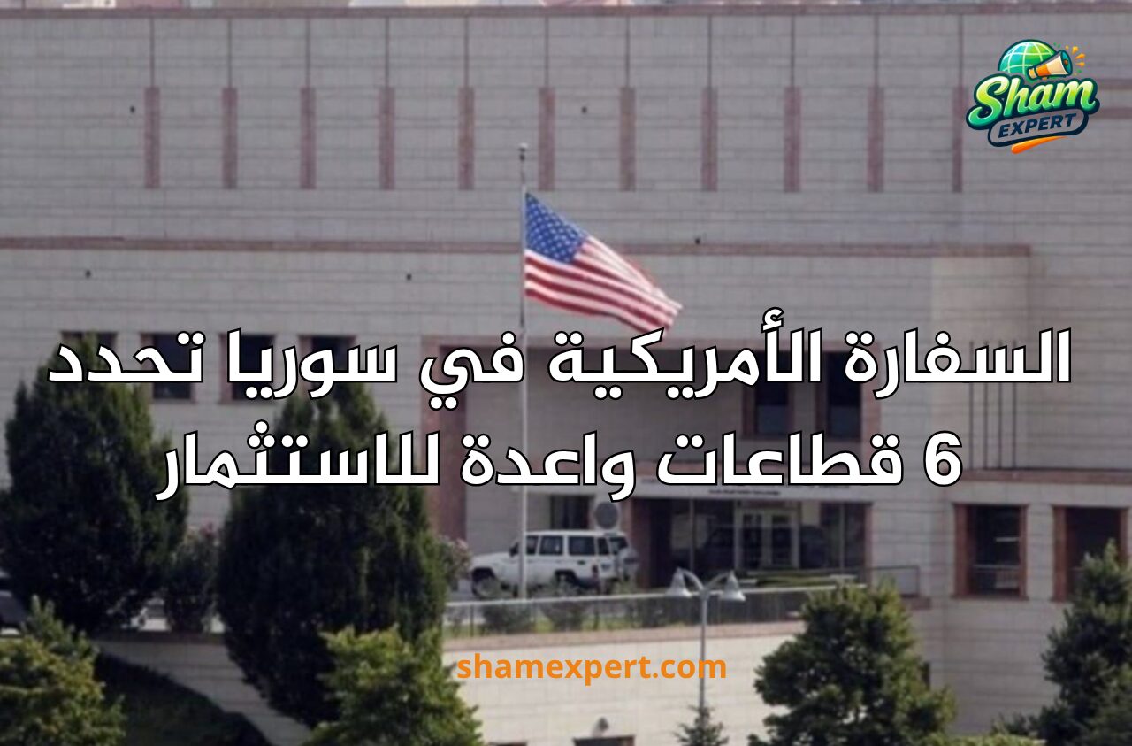السفارة الأمريكية في سوريا تحدد 6 قطاعات واعدة للاستثمار