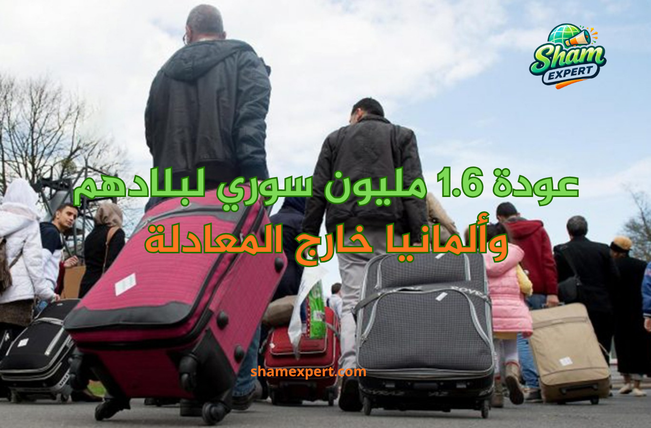 عودة 1.6 مليون سوري لبلادهم