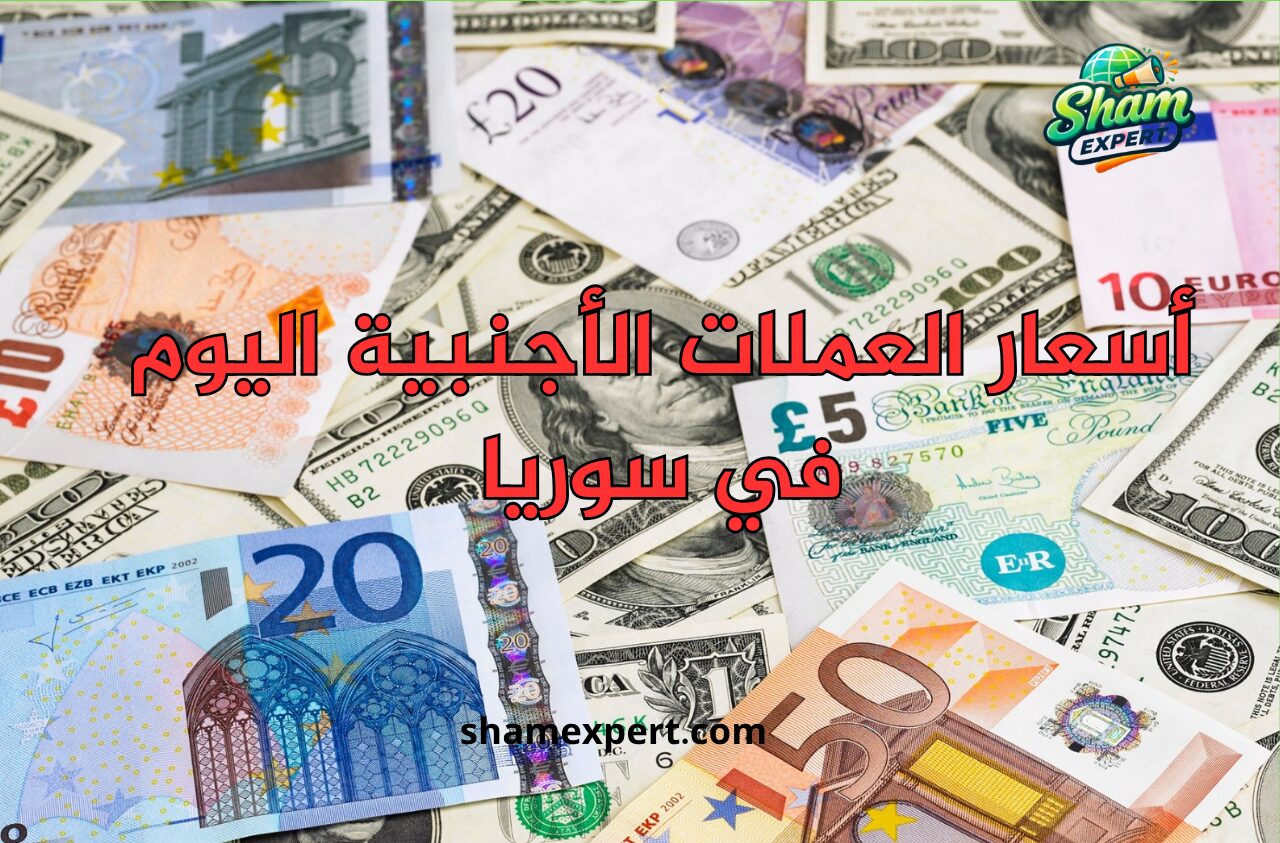 أسعار العملات الأجنبية اليوم في سوريا