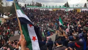 المظاهرات في إدلب