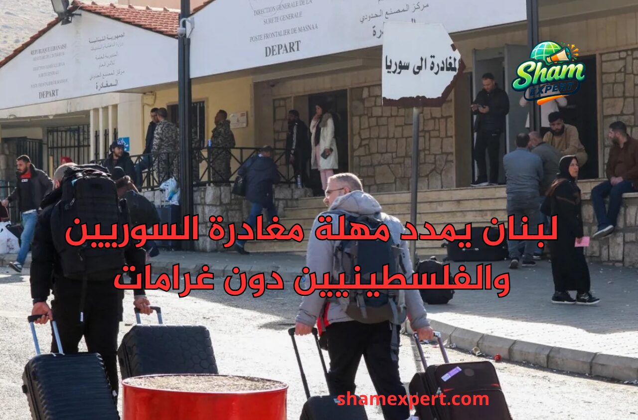 لبنان يمدد مهلة مغادرة السوريين والفلسطينيين دون غرامات