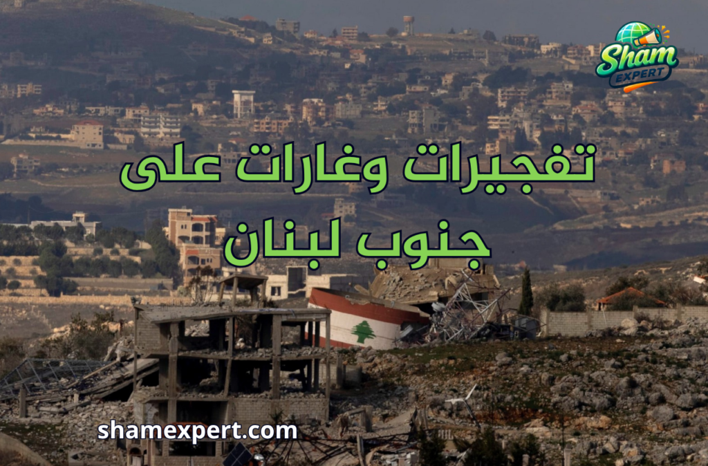 تفجيرات وغارات على جنوب لبنان