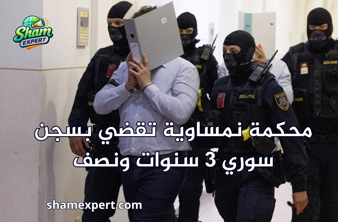 محكمة نمساوية تقضي بسجن سوري 3 سنوات ونصف